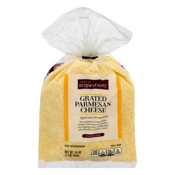 Taste of Inspirations Grated Parmesan Cheese Family Size