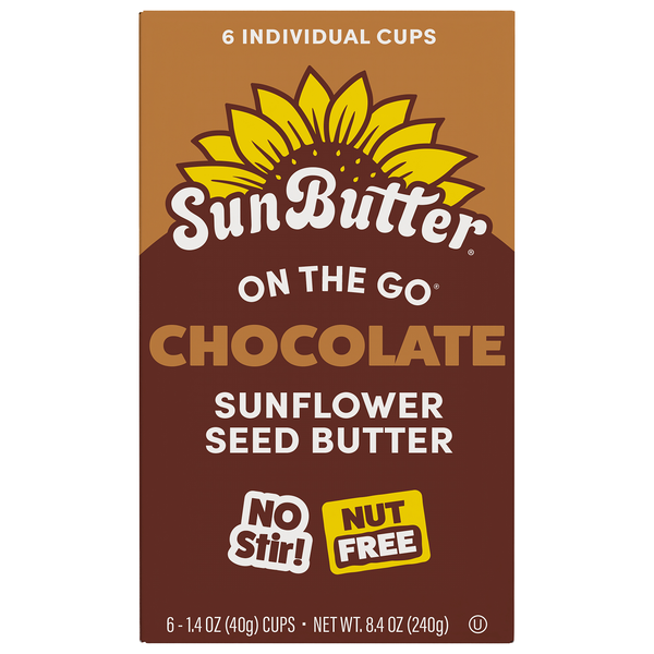 SunButter On The Go Chocolate Sunflower Seed Butter - 6 ct