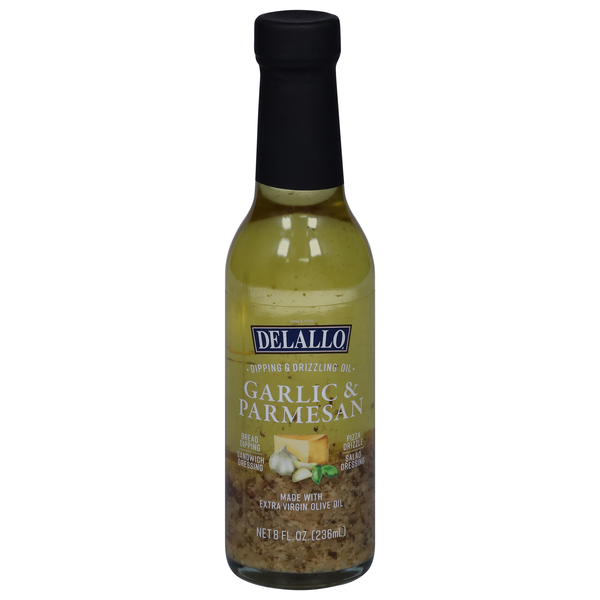 DeLallo Garlic & Parmesan Dipping & Drizzling Oil