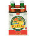 Reed's Craft Ginger Beer Zero Sugar All Natural - 4 pk