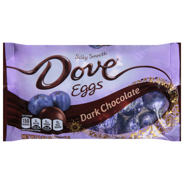 DOVE Dark Chocolate Eggs Easter Candy