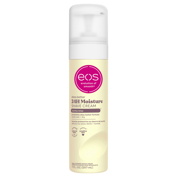 eos Vanilla Bliss Shea Better 24H Moisture Shave Cream