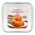 ChefSelect 57.5 Oz Glass Square Pan