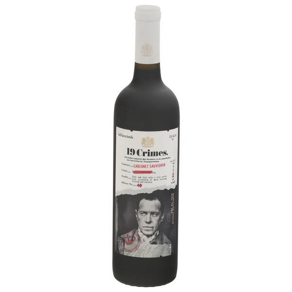 19 Crimes Australia Cabernet Sauvignon Wine