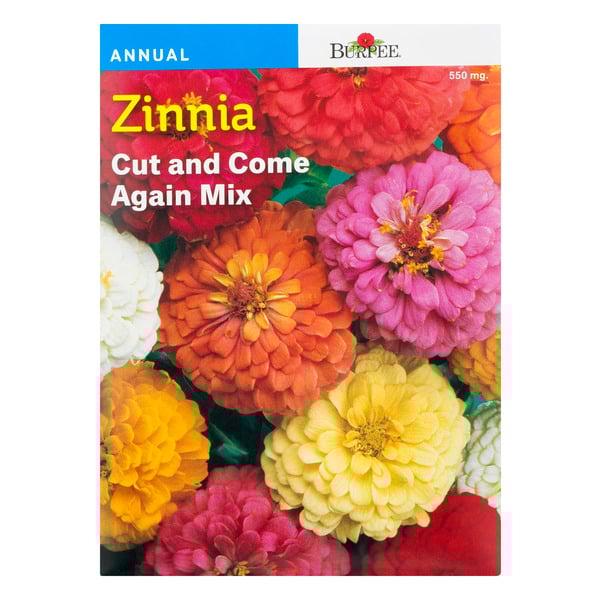 Burpee Annual Zinnia Cut And Come Again Mix