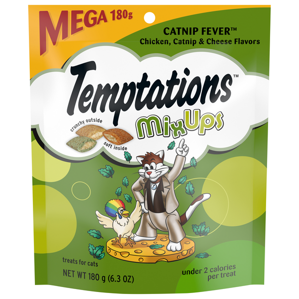 Save on Temptations MixUps Crunchy & Soft Catnip Fever Cat Treats Order