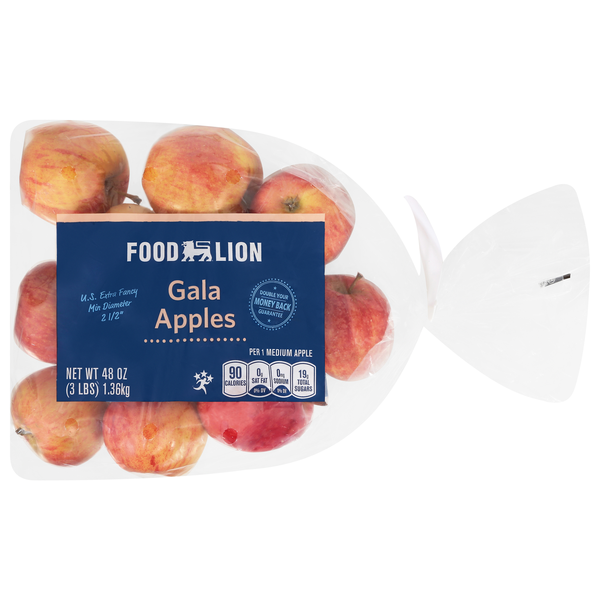 Food Lion Gala Apples Bag