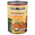 Food Lion Cholesterol Free Traditional Refried Beans