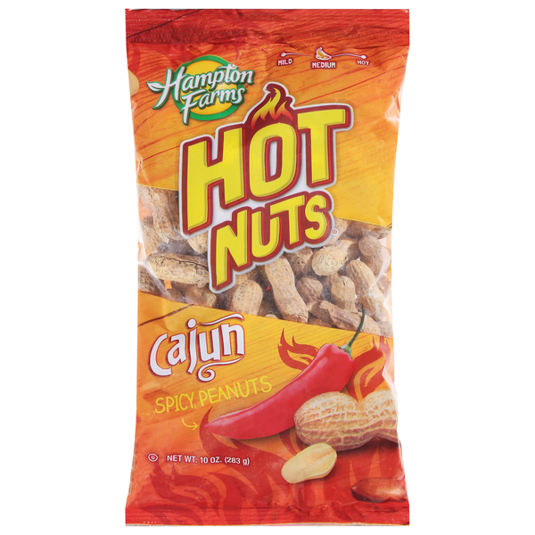 Hampton Farms Hot Nuts Spicy Cajun Peanuts
