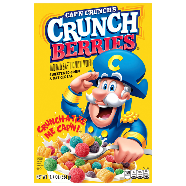 Cap'n Crunch's Crunch Berries Sweetened Corn & Oat Cereal