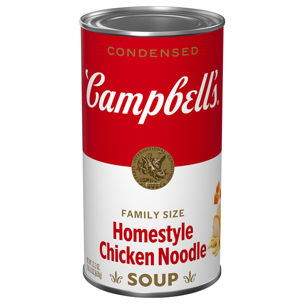 Campbell's Condensed Homestyle Chicken Noodle Soup Family Size