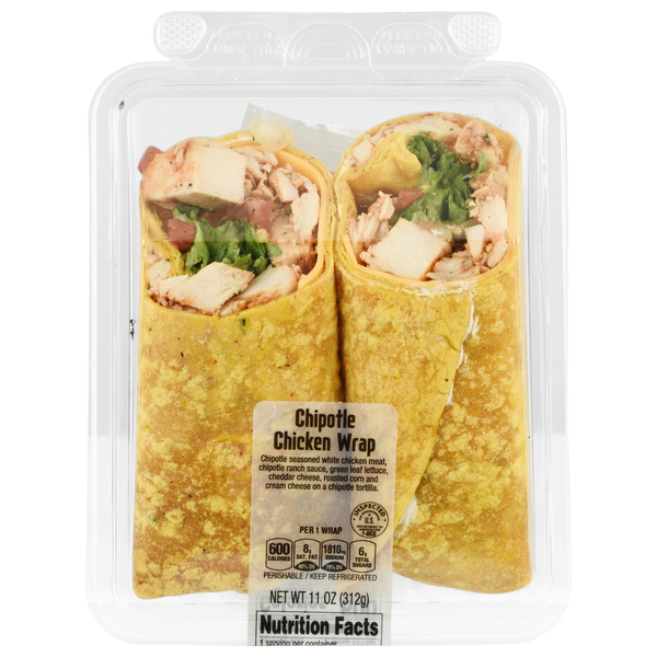 Hannaford Chipotle Chicken Wrap