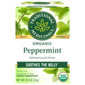 Traditional Medicinals Organic Caffeine Free Peppermint Herbal Tea Bags