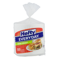 Hefty Everyday Styrofoam Plates White 8 7/8 Inch