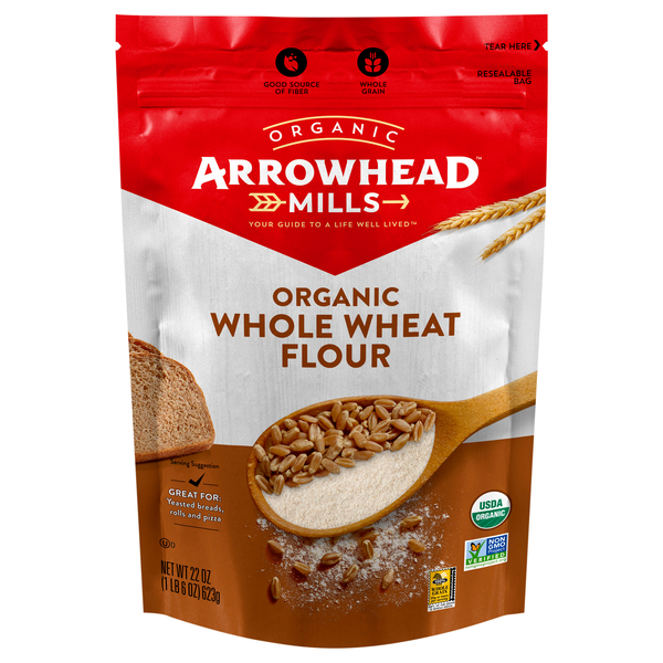 Arrowhead Mills Organic Stone Ground Whole Wheat Flour