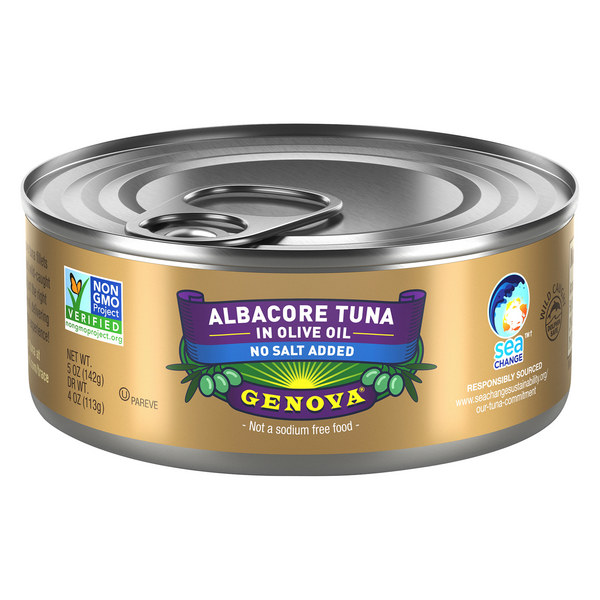 Save on Genova Albacore Tuna in Pure Olive Oil Very Low Sodium Order