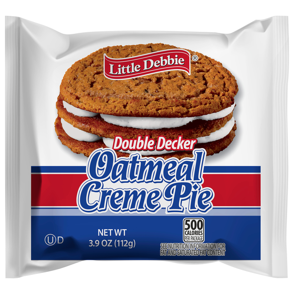 Little Debbie Double Decker Oatmeal Creme Pie