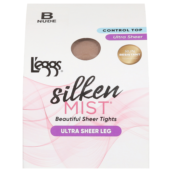 L'eggs Silken Mist Nude B Ultra Sheer Leg Beautiful Tights