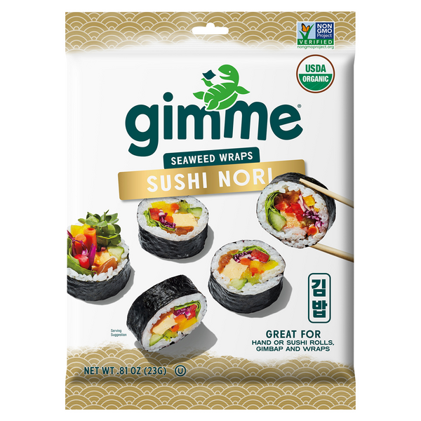 gimMe Organic Sushi Nori Seaweed Wraps