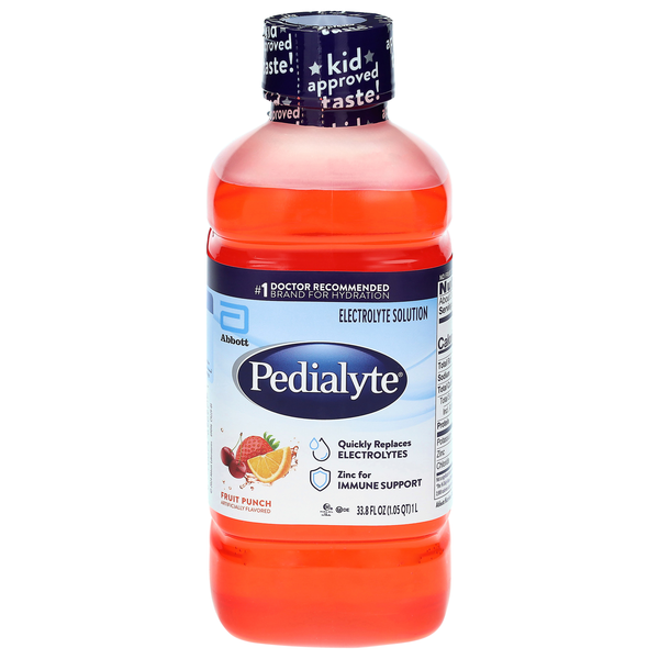 Pedialyte Fruit Punch Electrolyte Solution