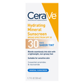 CeraVe Hydrating Mineral Sunscreen Face Sheer Tint Broad Spectrum SPF 30