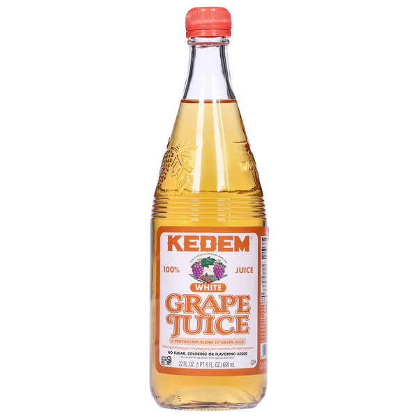Kedem White Grape Juice No Sugar Added 100% Pure