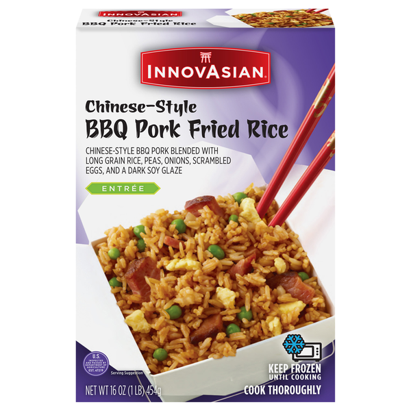 InnovAsian Chinese-Style BBQ Pork Fried Rice Frozen Meal