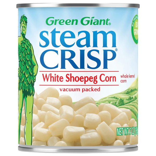 Green Giant Steam Crisp Whole Kernel White Shoepeg Corn