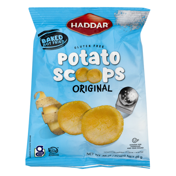 Save on Haddar Potato Scoops Original Gluten Free Kosher for Passover