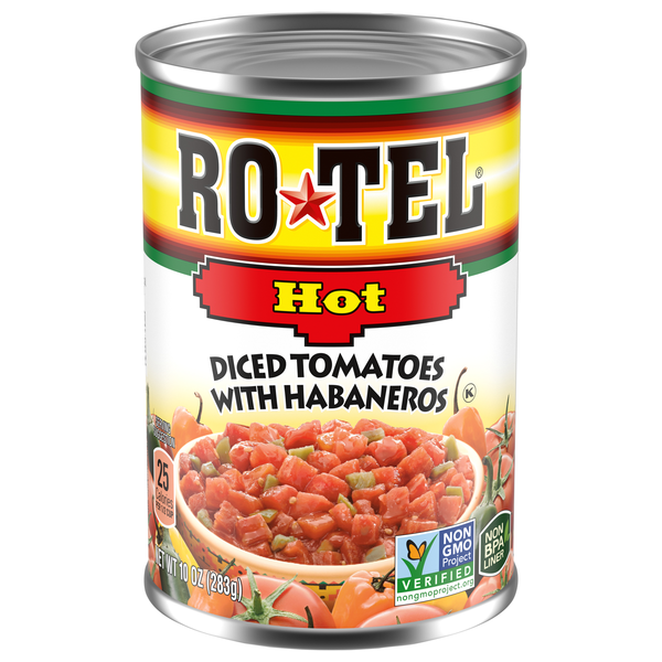ROTEL Hot Diced Tomatoes with Habaneros