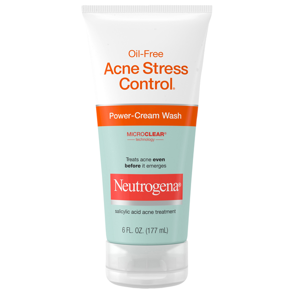 Neutrogena Acne Stress Control Power-Cream Wash Oil-Free Salicylic Acid