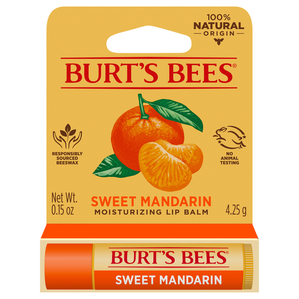 Burt's Bees Sweet Mandarin Moisturizing Lip Balm