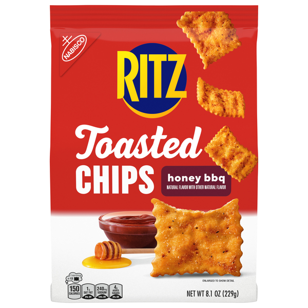 Nabisco Ritz Toasted Chips Honey BBQ Crackers