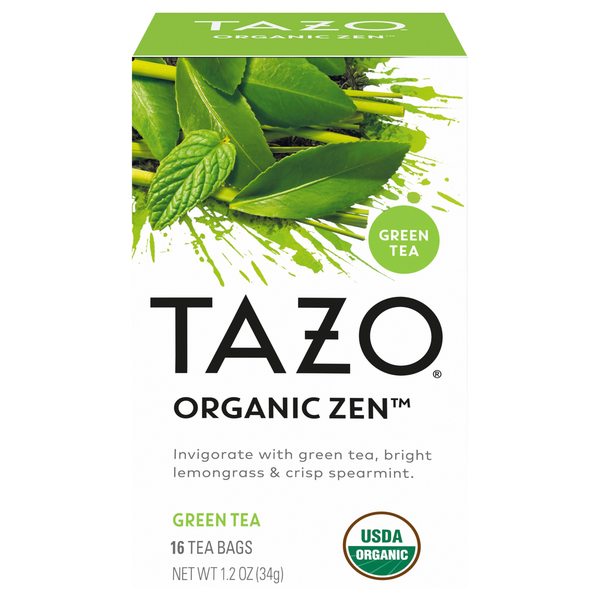 Tazo Regenerative Organic Zen Green Tea Bags