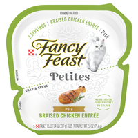 Fancy Feast Petites Pate Braised Chicken Entree Wet Cat Food - 2 ct