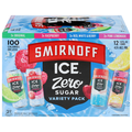 Smirnoff Ice Zero Sugar Variety Pack Malt Beverage - 12 pk