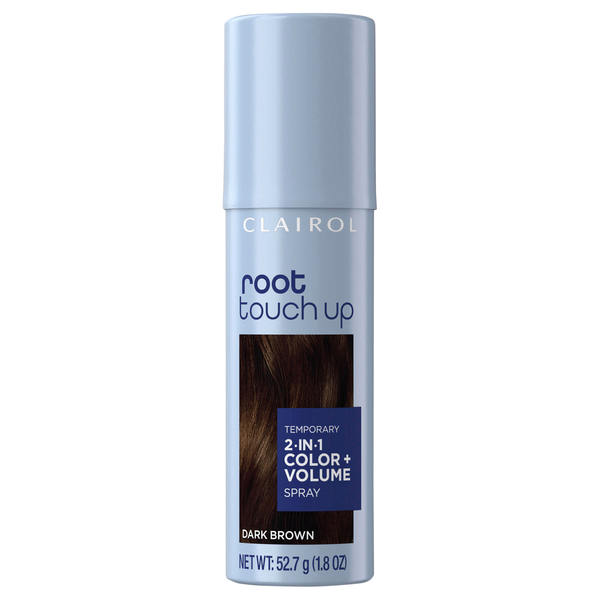 Clairol Root Touch-Up 2-in-1 Temporary Color + Volume Spray Dark Brown