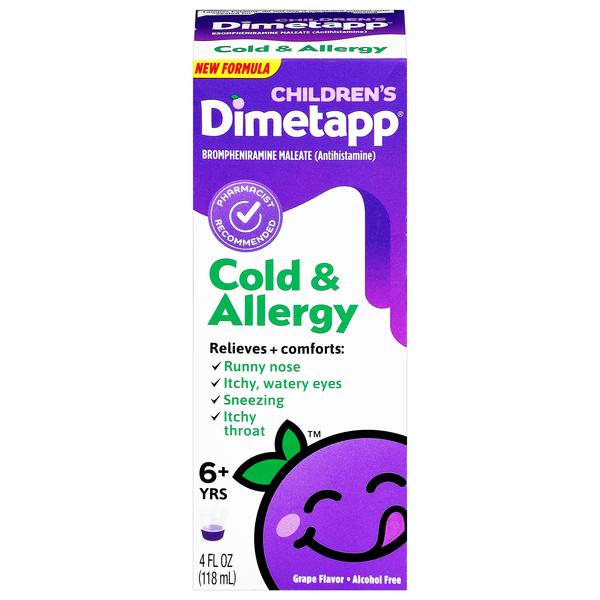 Save on Dimetapp Children's Grape Flavor Cold & Allergy Liquid Order ...