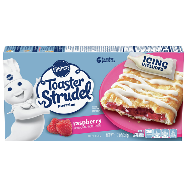 Save on Pillsbury Toaster Strudel Pastries Raspberry 6 ct Order
