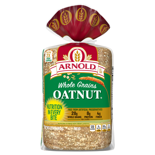 Arnold Whole Grains Oatnut Sliced Bread