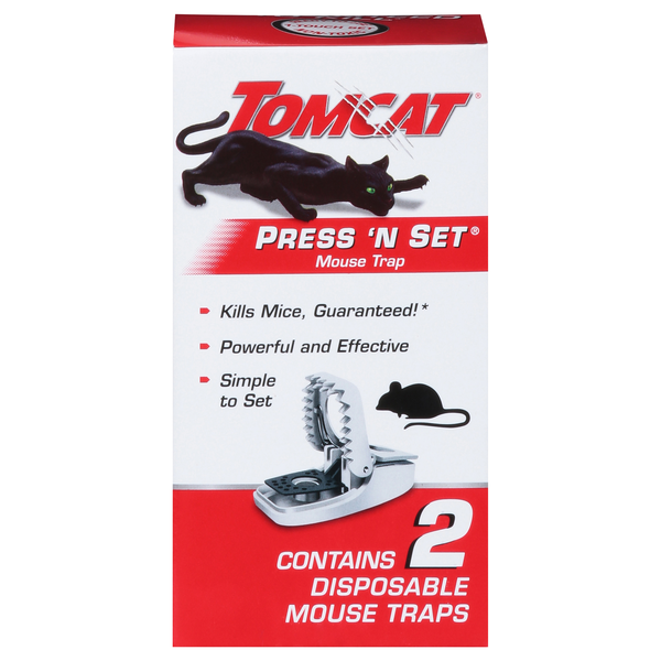 Tomcat Press 'N Set Disposable Mouse Trap