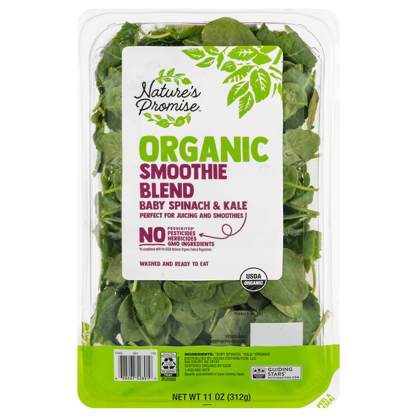 Nature's Promise Organic Spinach & Kale Smoothie Blend