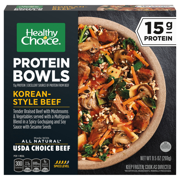 Healthy Choice Protein Bowls Korean-Inspired Beef Frozen Meal