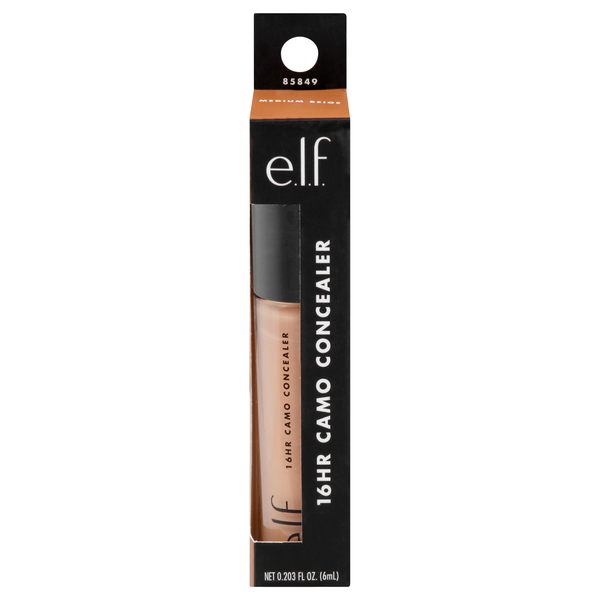 e.l.f. 16HR Camo Concealer Medium Beige 85849