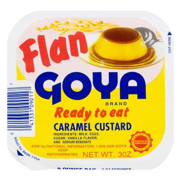 Goya Ready To Eat Flan Caramel Custard Single