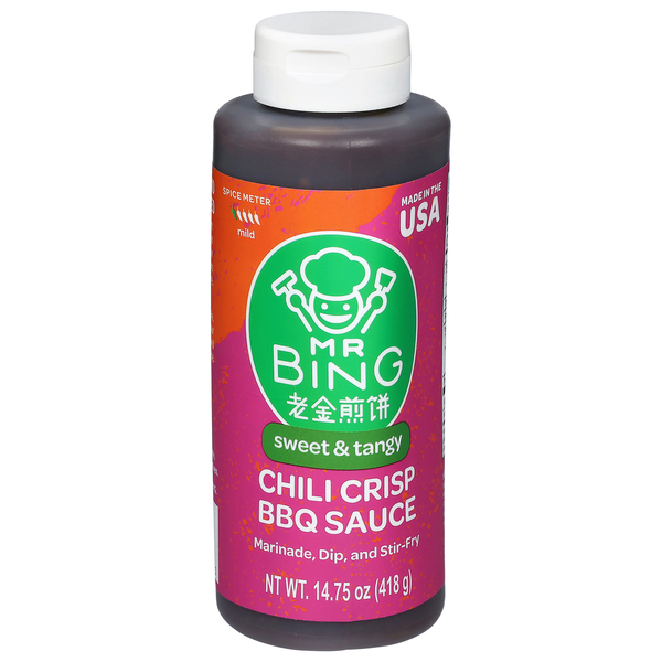 Mr Bing Mild Sweet & Tangy Chili Crisp BBQ Sauce