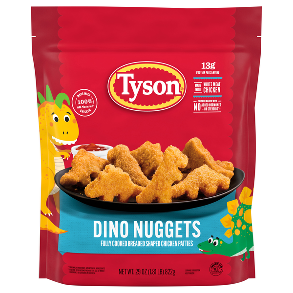 Tyson Breaded Chicken Dino Nuggets Frozen