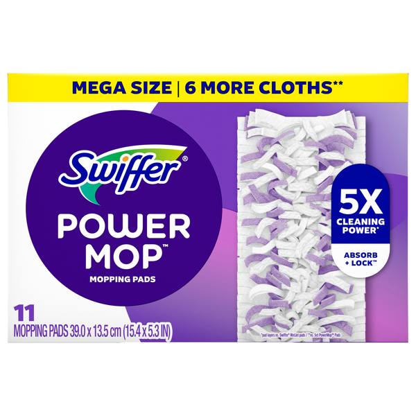 Swiffer Power Mop Multi Surface Mopping Pads Mega Size
