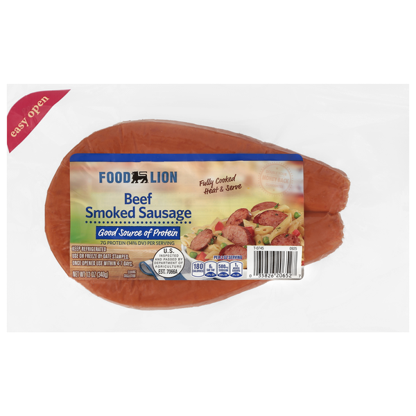 Food Lion Beef Smoked Sausage
