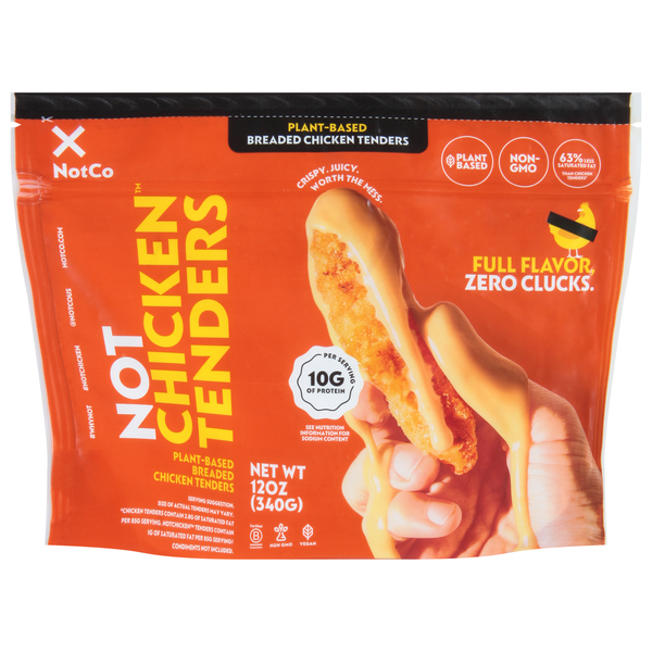 NotCo Plant-Based Vegan Not Chicken Tenders Frozen